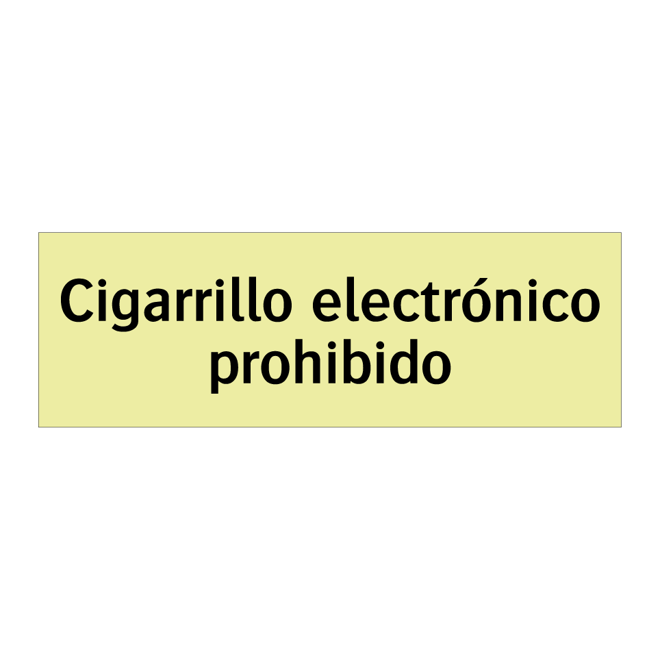 Cigarrillo electrónico prohibido