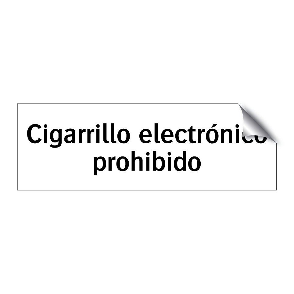 Cigarrillo electrónico prohibido