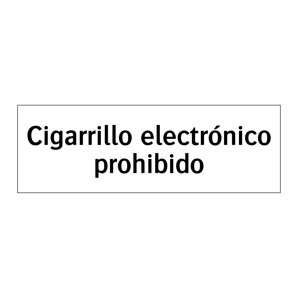 Cigarrillo electrónico prohibido