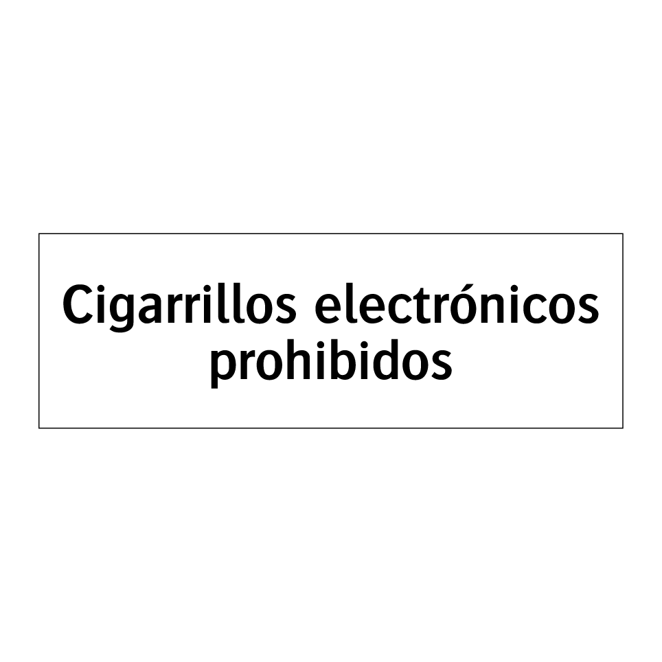 Cigarrillos electrónicos prohibidos
