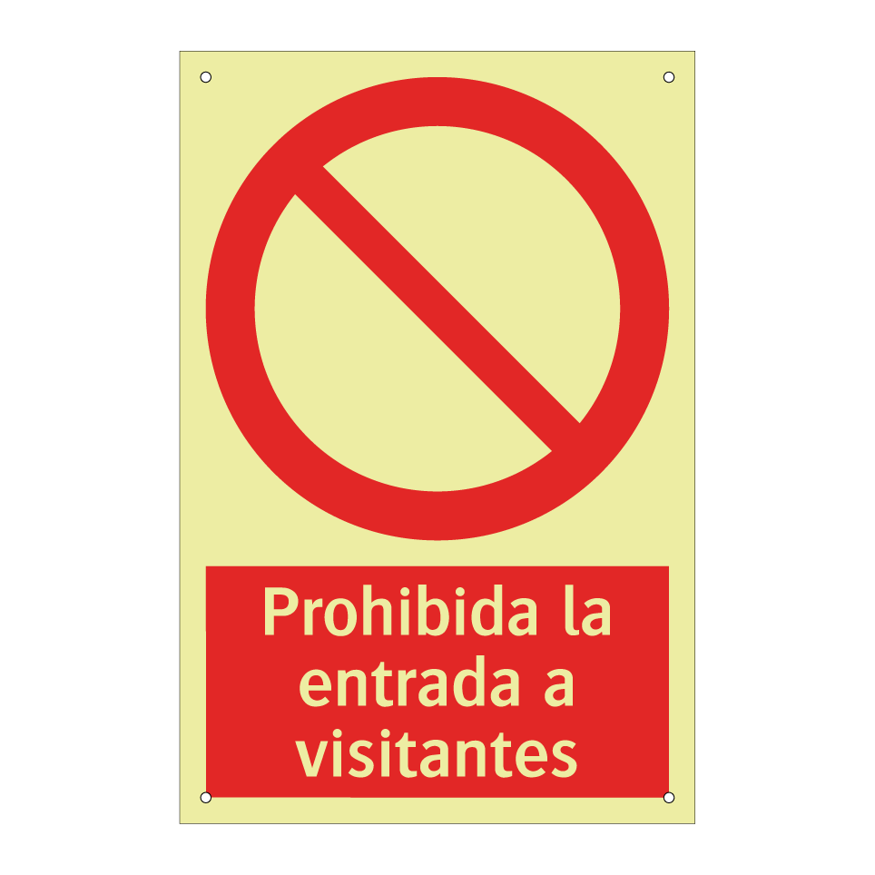 Prohibida la entrada a visitantes