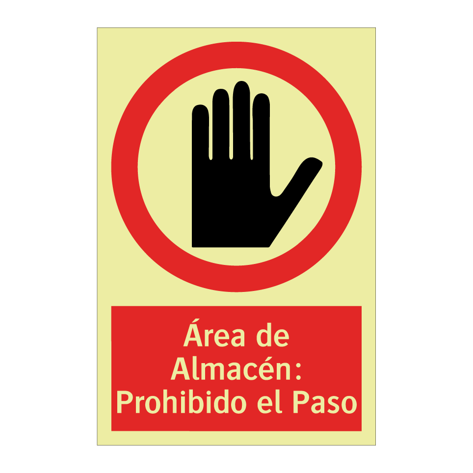Área de Almacén: Prohibido el Paso
