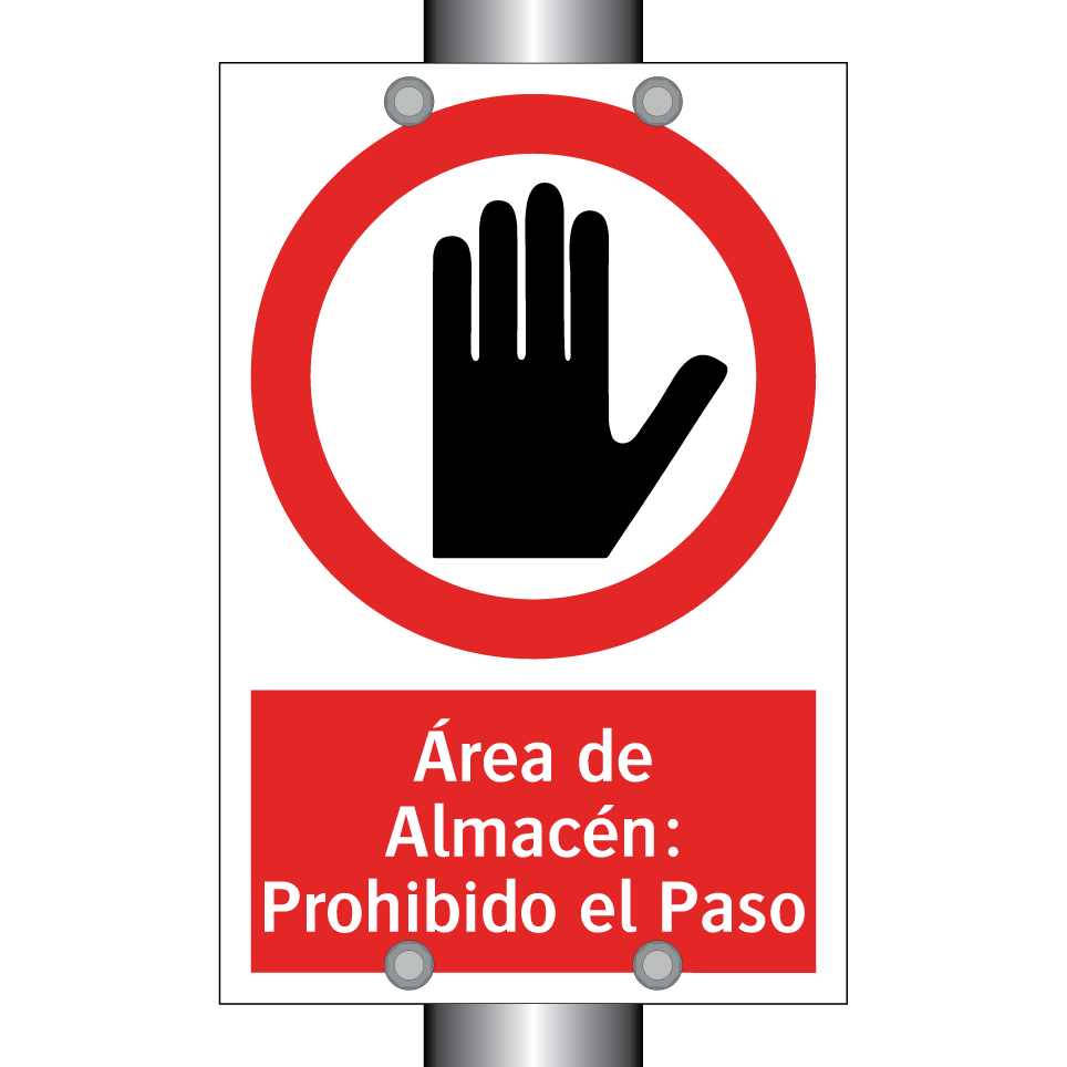 Área de Almacén: Prohibido el Paso