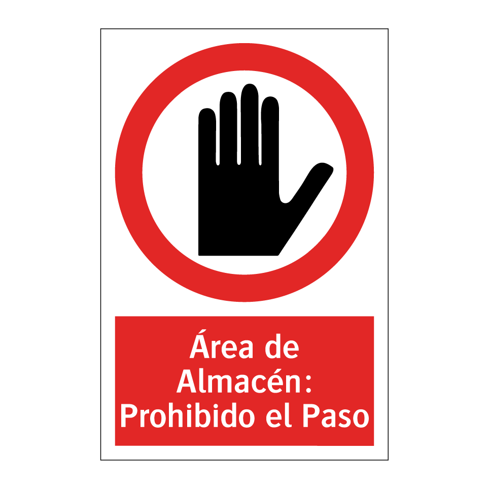 Área de Almacén: Prohibido el Paso