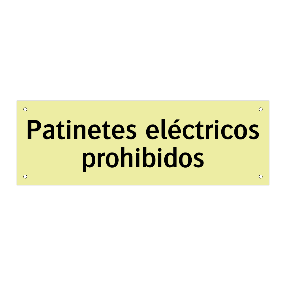 Patinetes eléctricos prohibidos