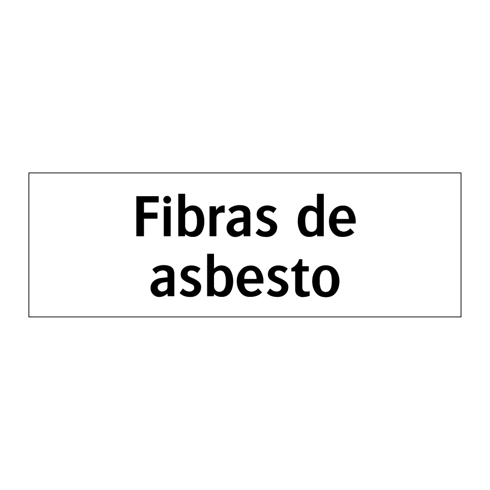 Fibras de asbesto