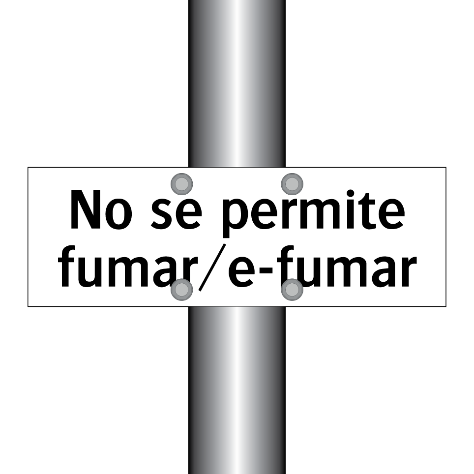 No se permite fumar/e-fumar