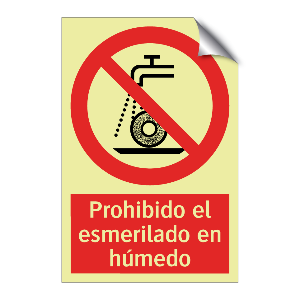 Prohibido el esmerilado en húmedo