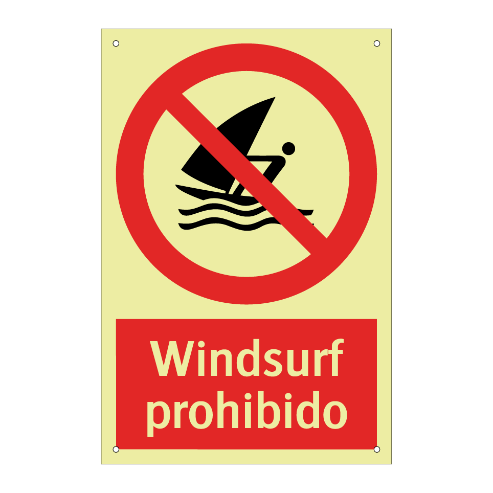 Windsurf prohibido