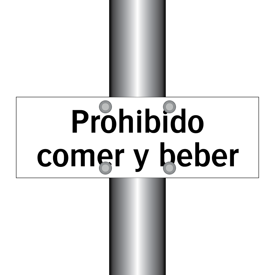 Prohibido comer y beber