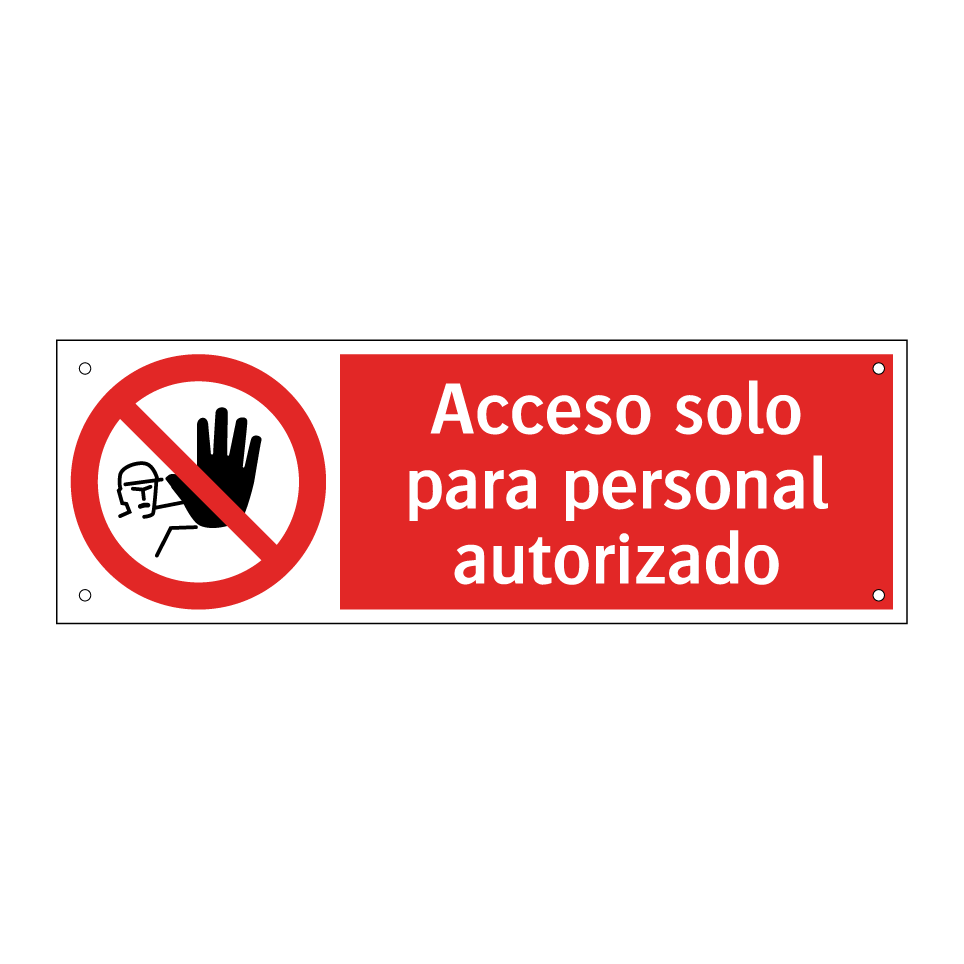 Acceso solo para personal autorizado