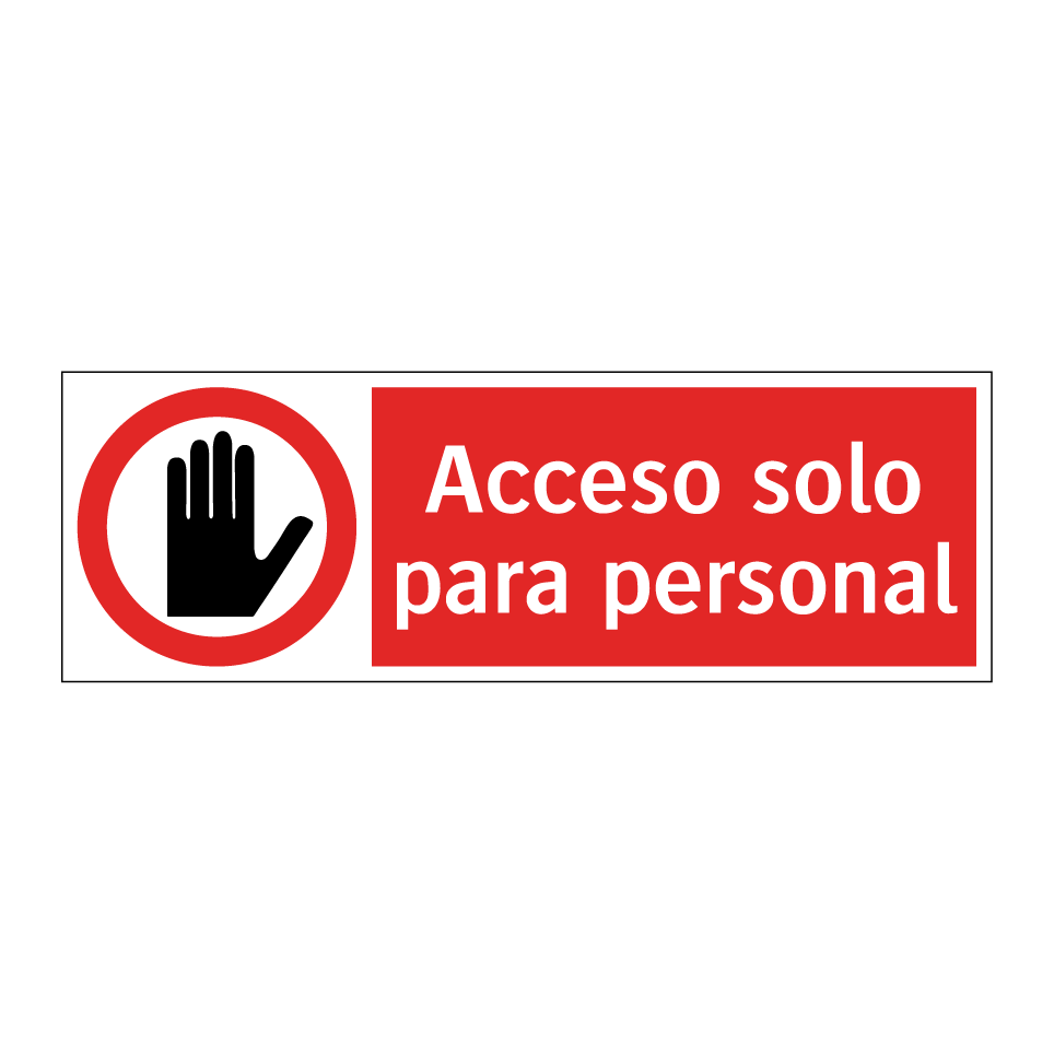 Acceso solo para personal