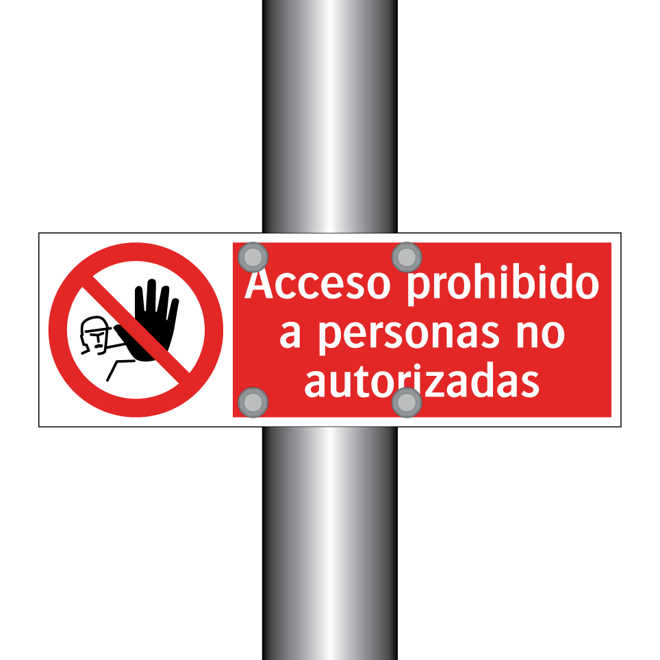 Acceso prohibido a personas no autorizadas