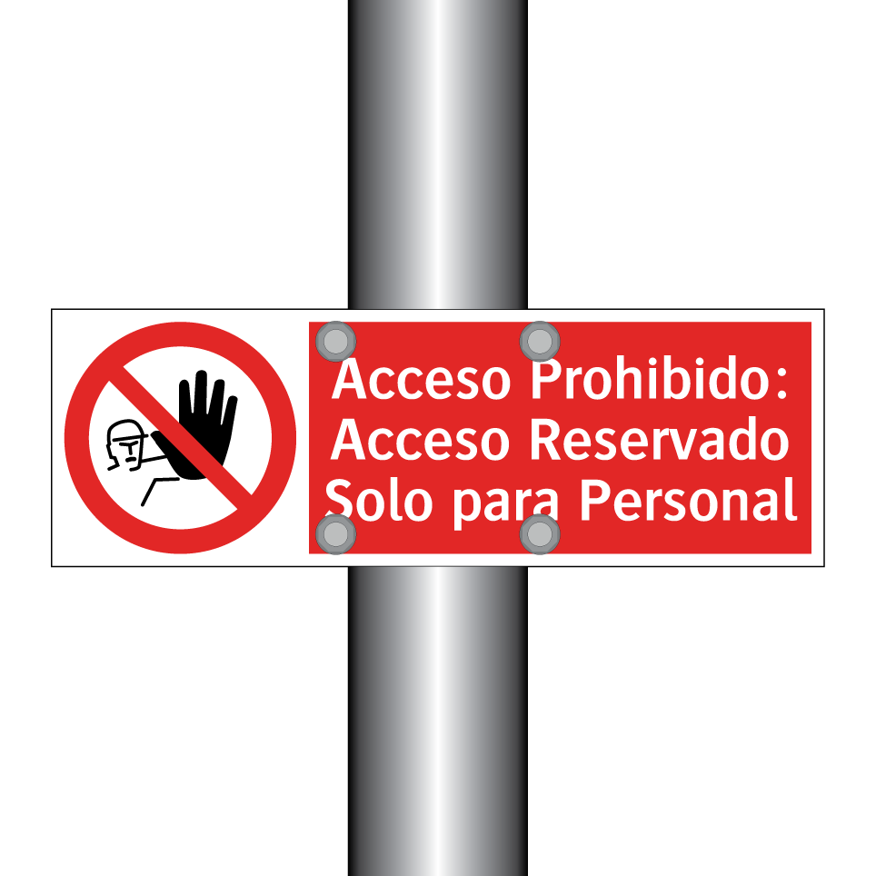 Acceso Prohibido: Acceso Reservado Solo para Personal