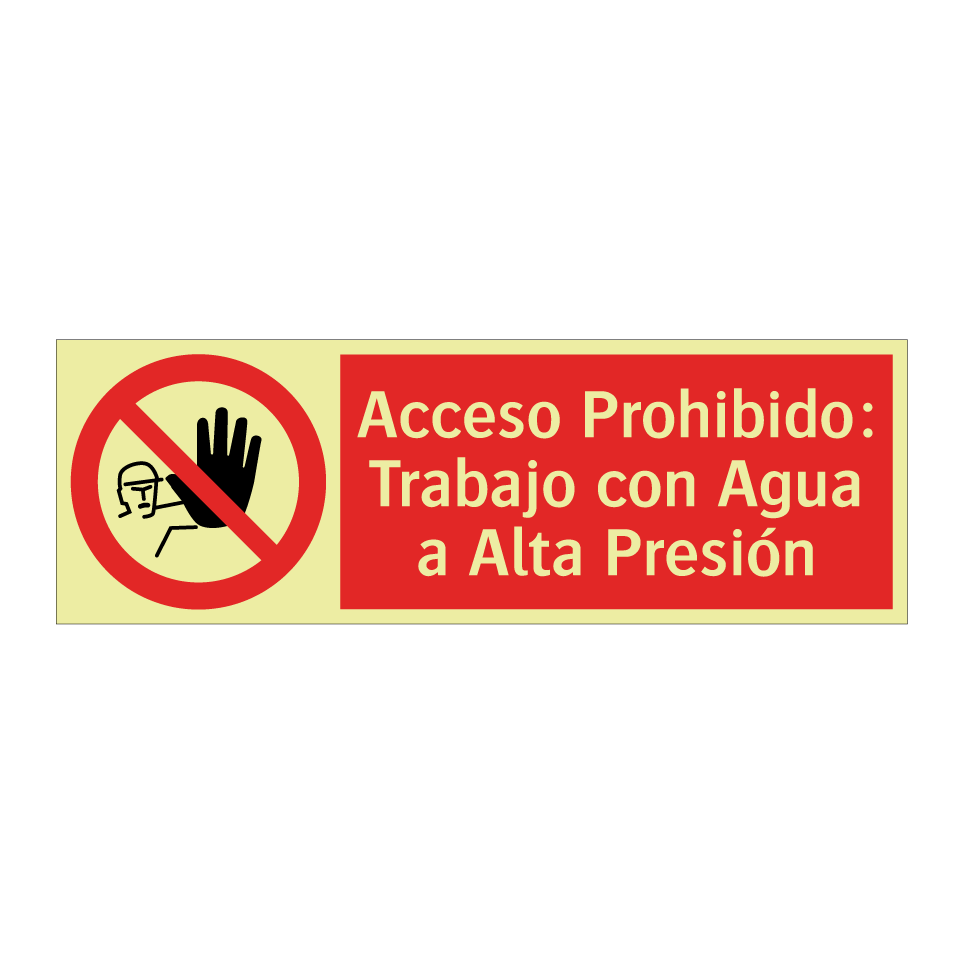 Acceso Prohibido: Trabajo con Agua a Alta Presión