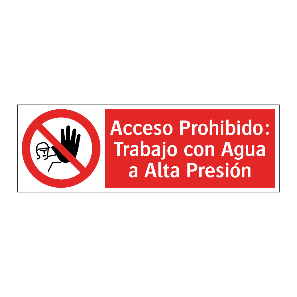 Acceso Prohibido: Trabajo con Agua a Alta Presión