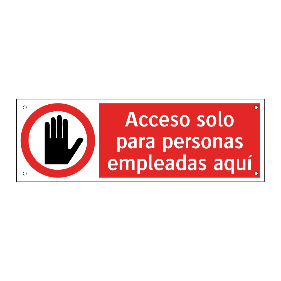 Acceso solo para personas empleadas aquí