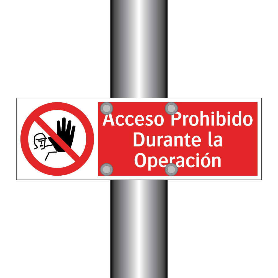 Acceso Prohibido Durante la Operación