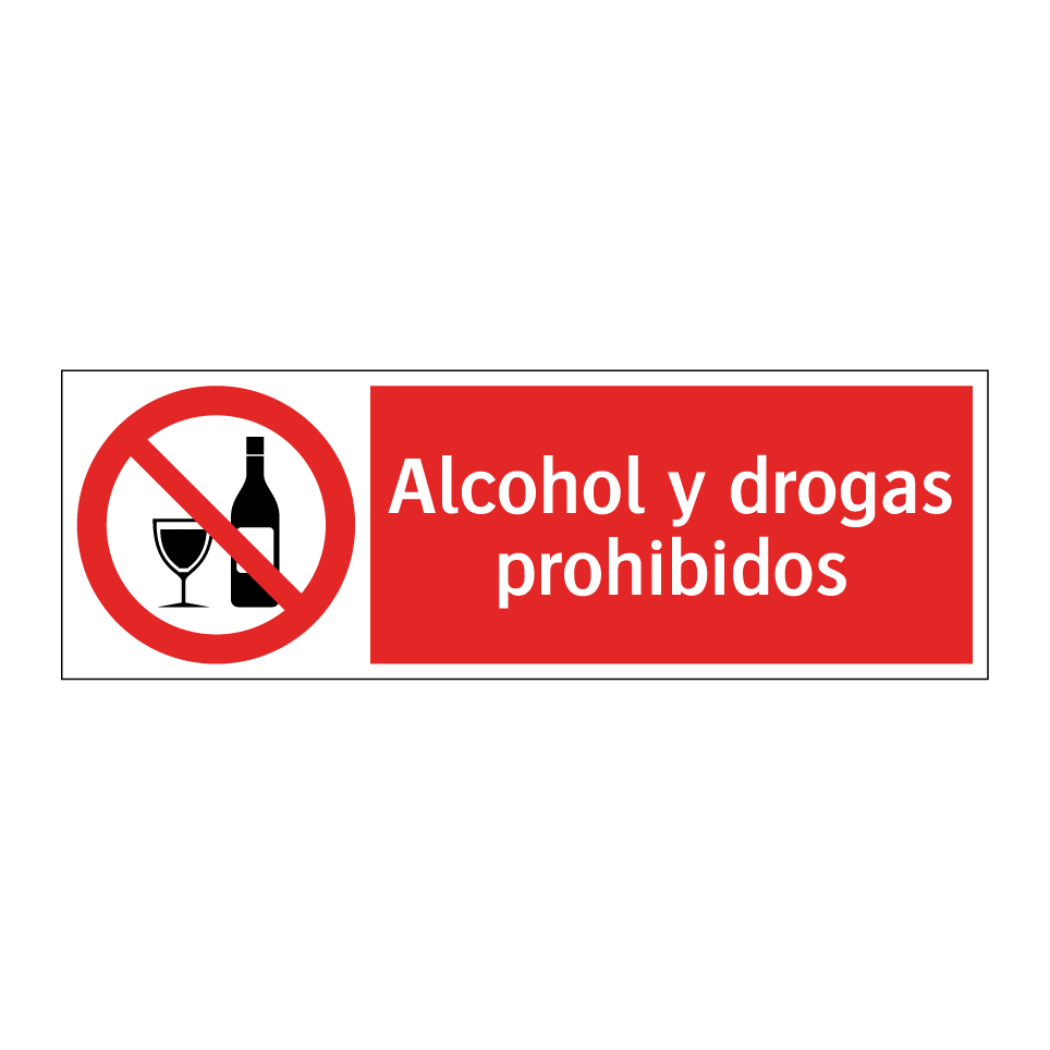 Alcohol y drogas prohibidos