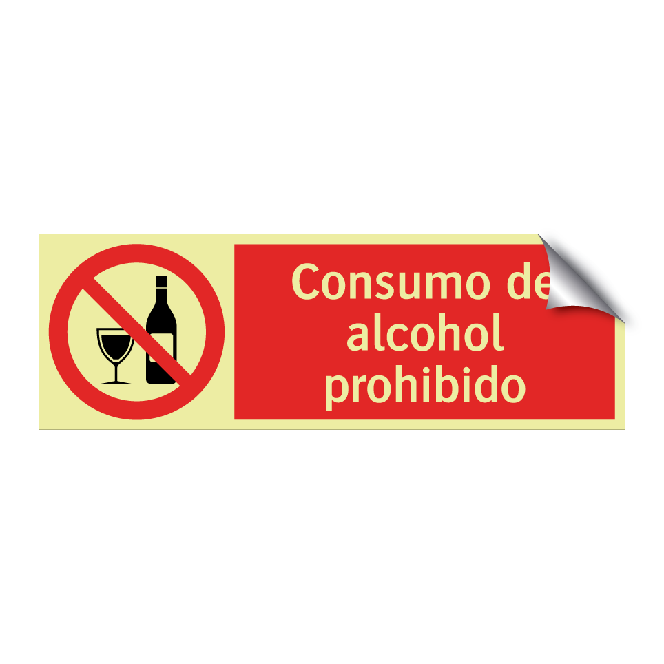Consumo de alcohol prohibido