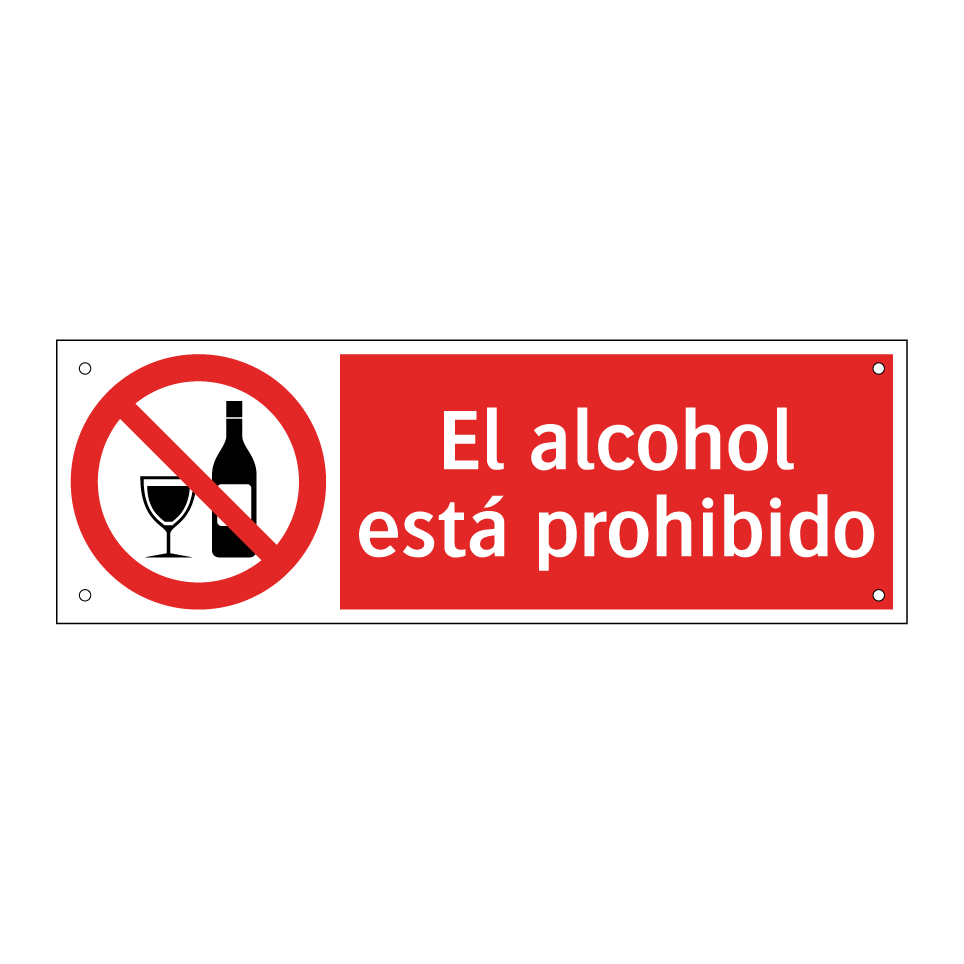 El alcohol está prohibido