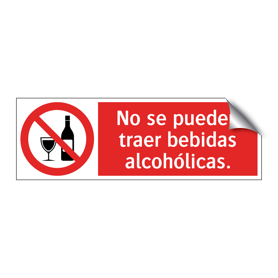 No se pueden traer bebidas alcohólicas.