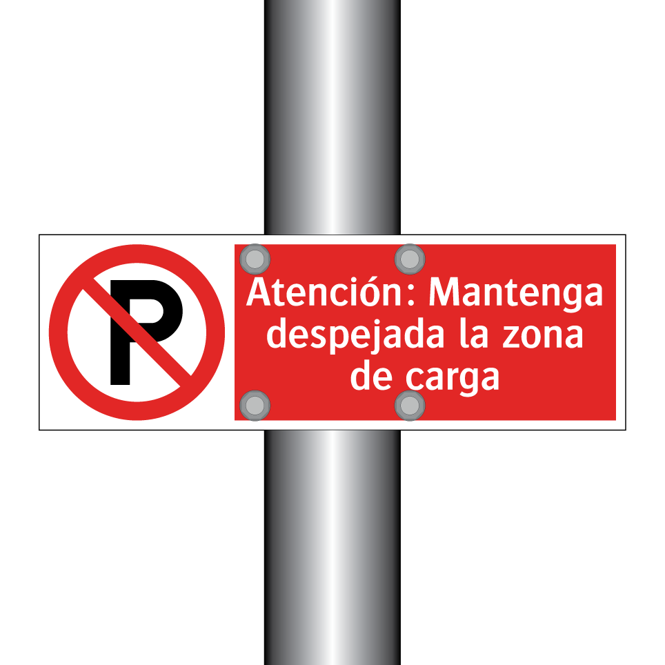 Atención: Mantenga despejada la zona de carga