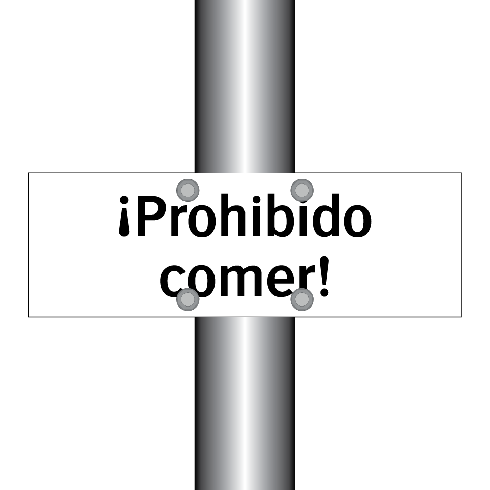 ¡Prohibido comer!