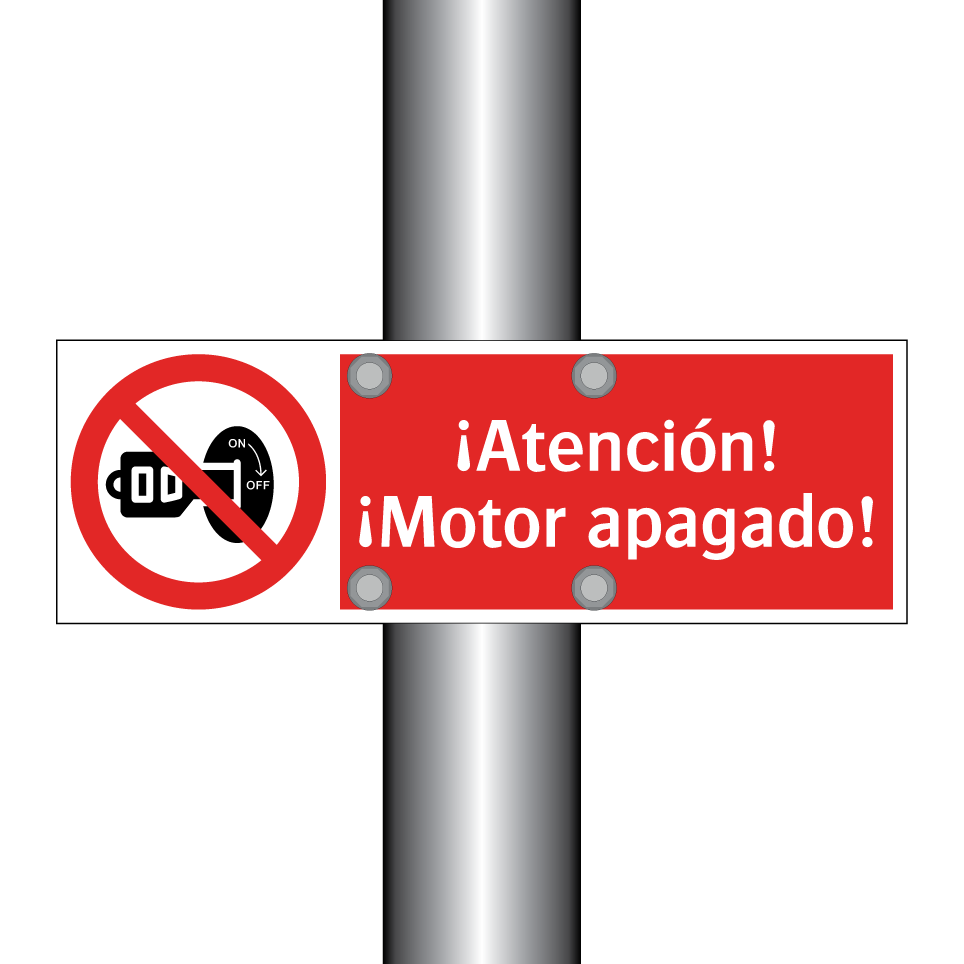 ¡Atención! ¡Motor apagado!