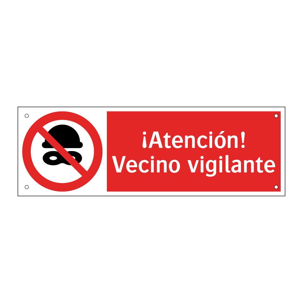 ¡Atención! Vecino vigilante