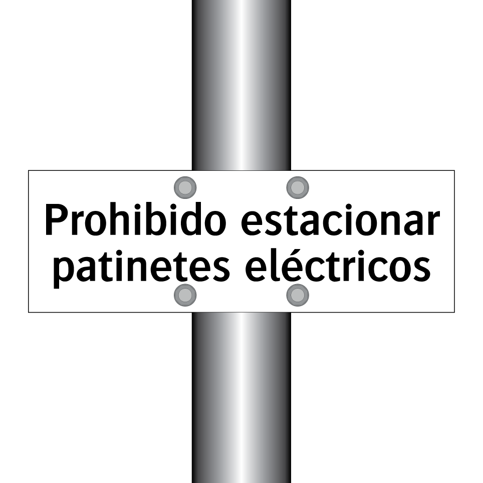 Prohibido estacionar patinetes eléctricos