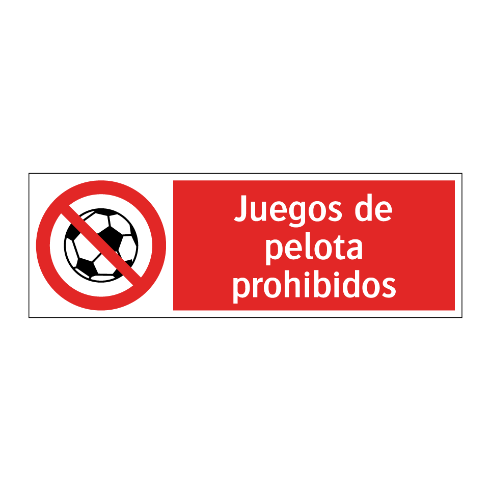 Juegos de pelota prohibidos