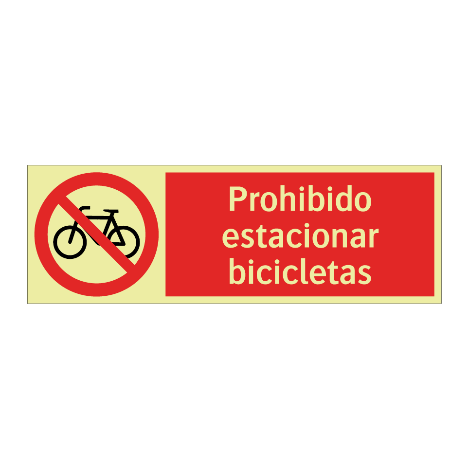 Prohibido estacionar bicicletas