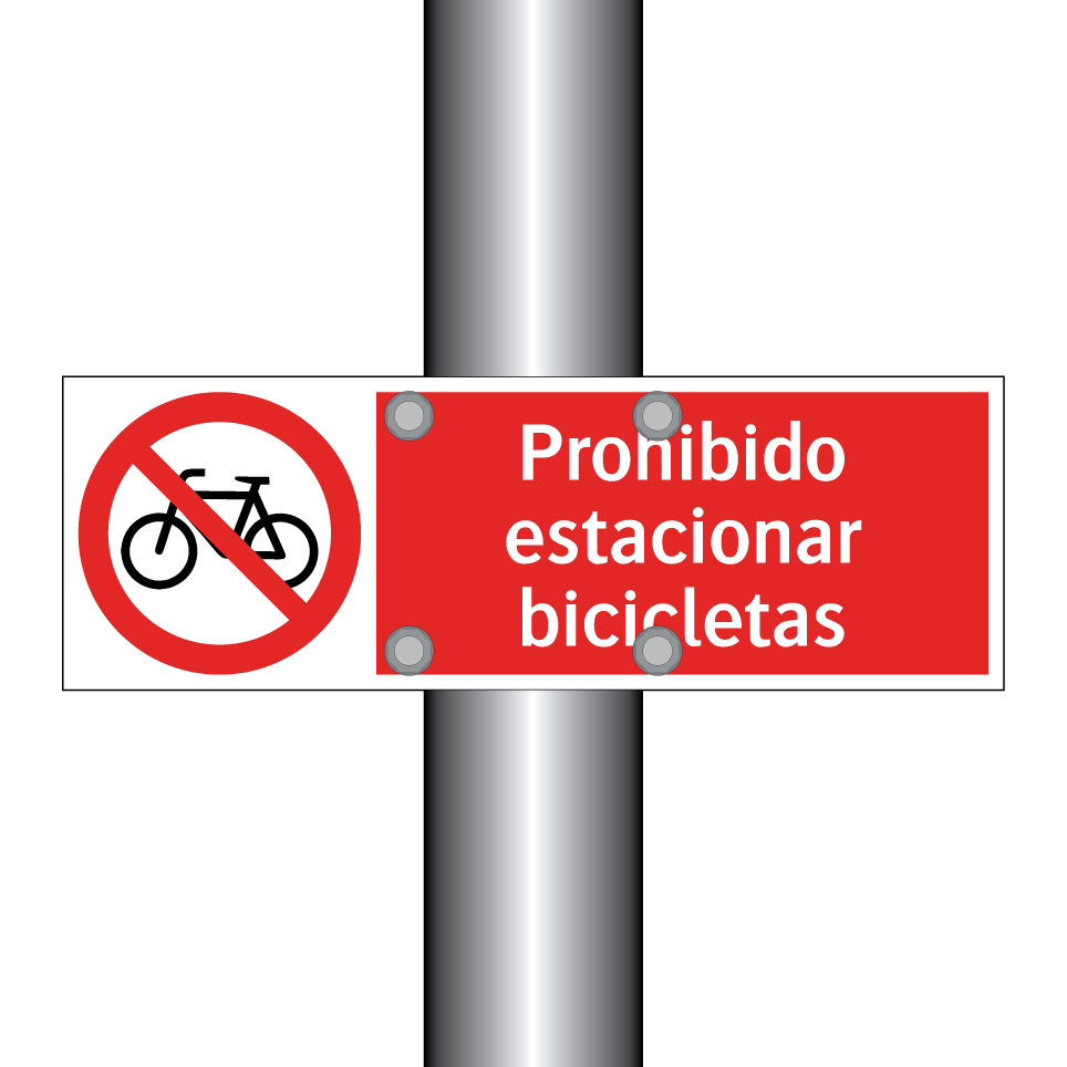 Prohibido estacionar bicicletas
