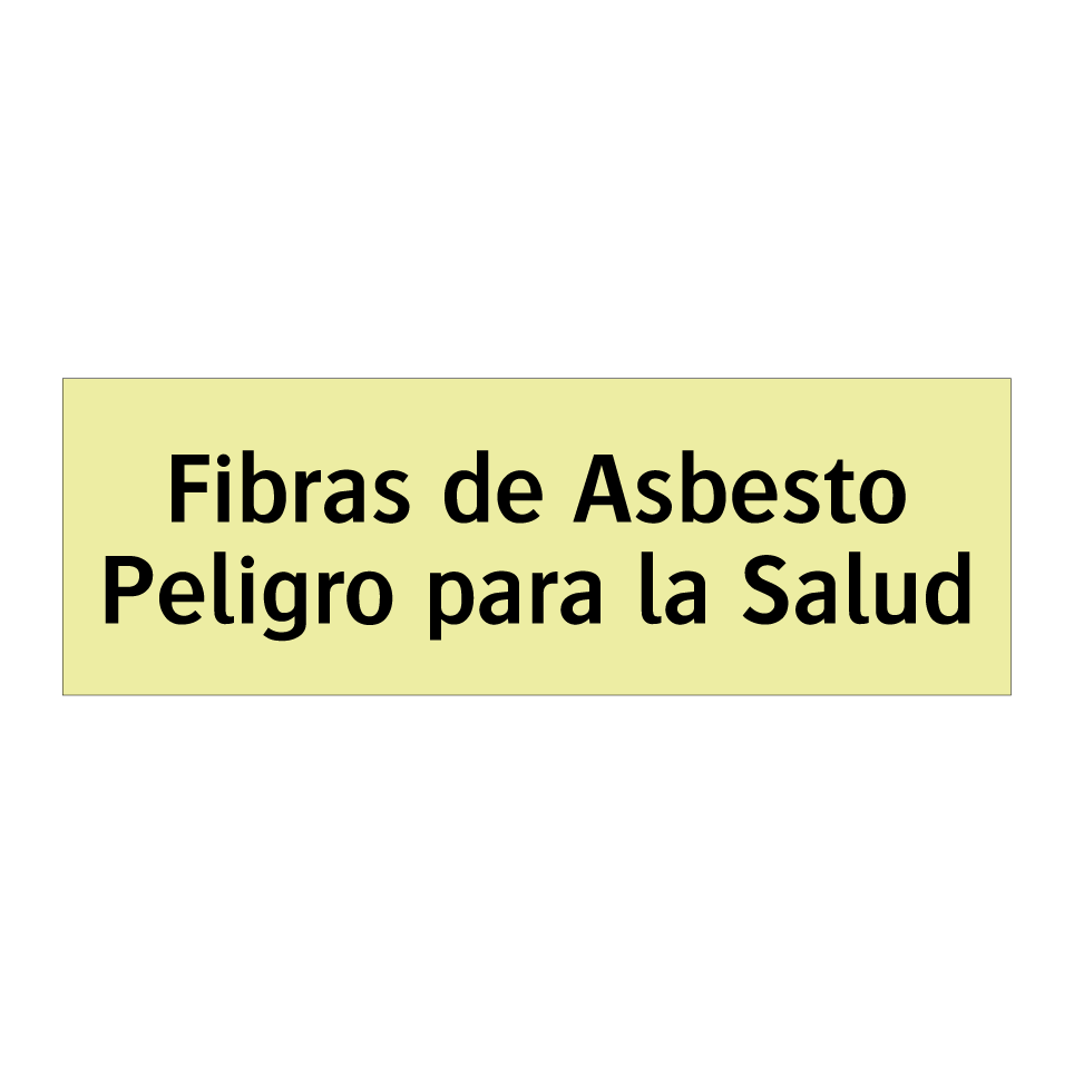 Fibras de Asbesto Peligro para la Salud