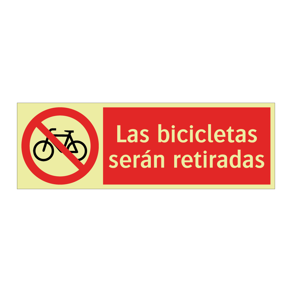 Las bicicletas serán retiradas