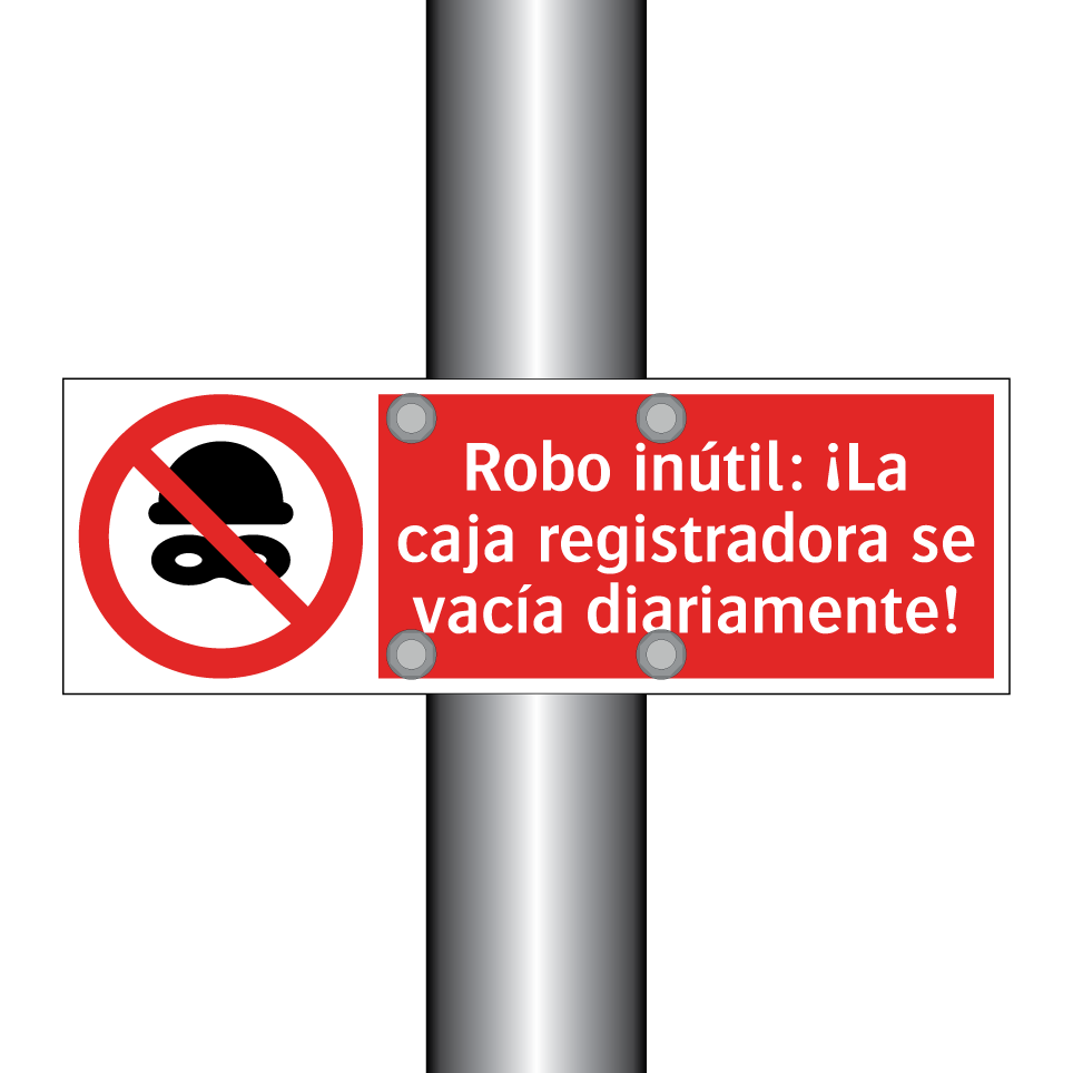 Robo inútil: ¡La caja registradora se vacía diariamente!
