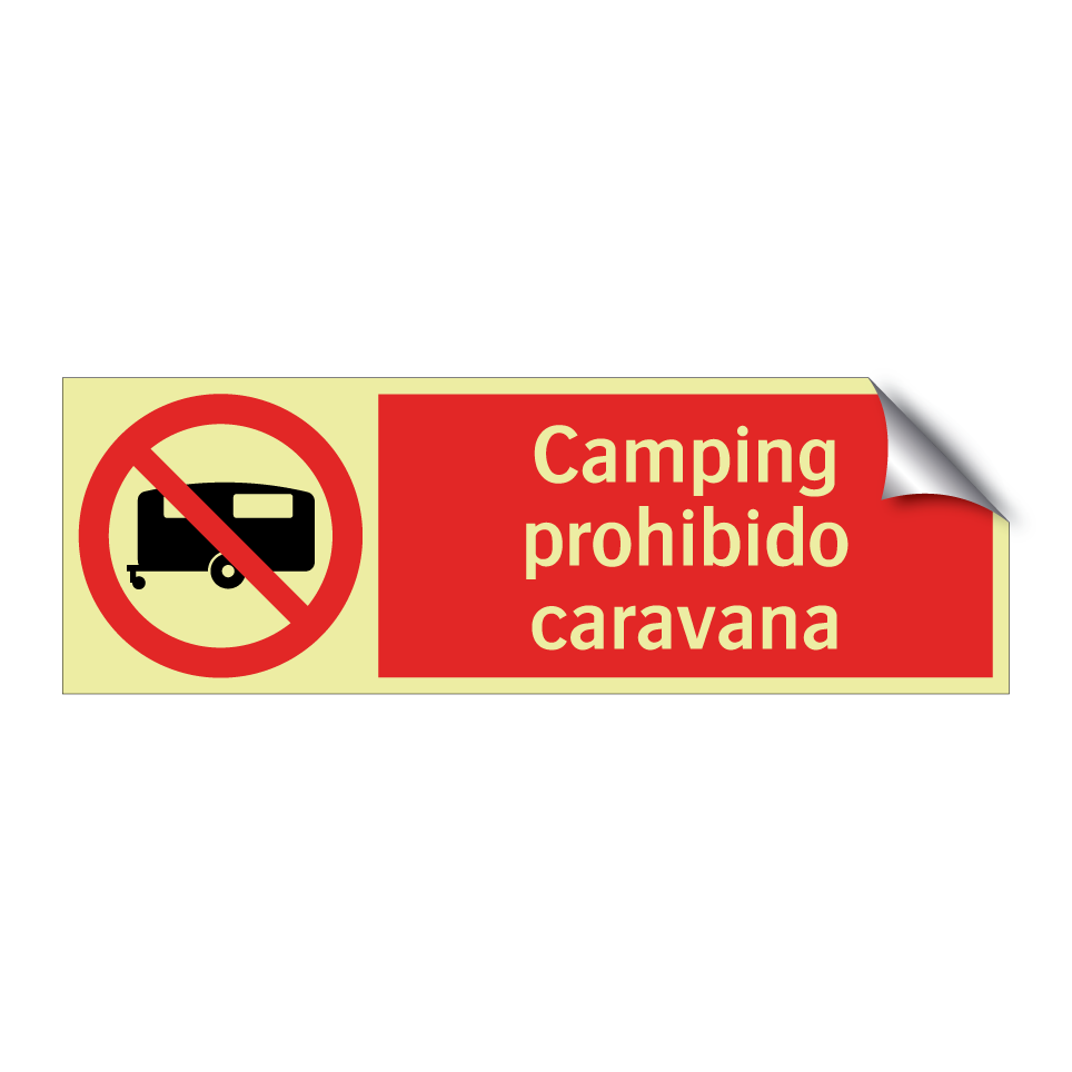 Camping prohibido caravana