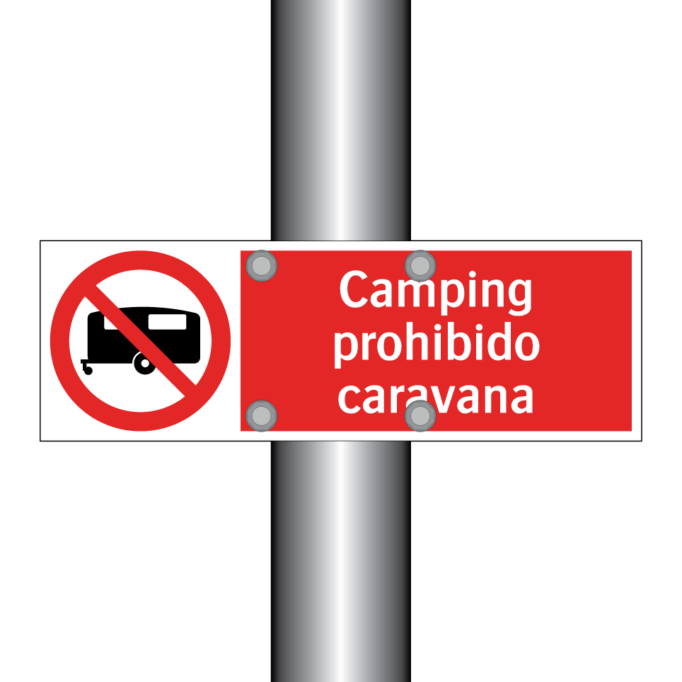Camping prohibido caravana