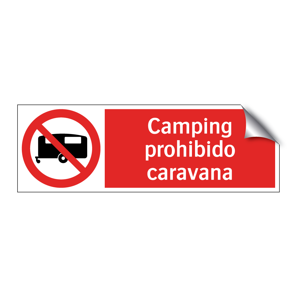 Camping prohibido caravana