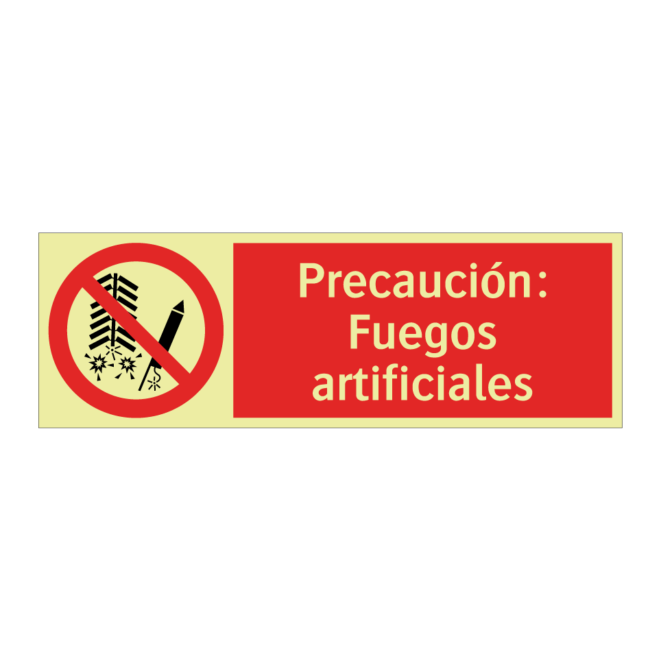 Precaución: Fuegos artificiales