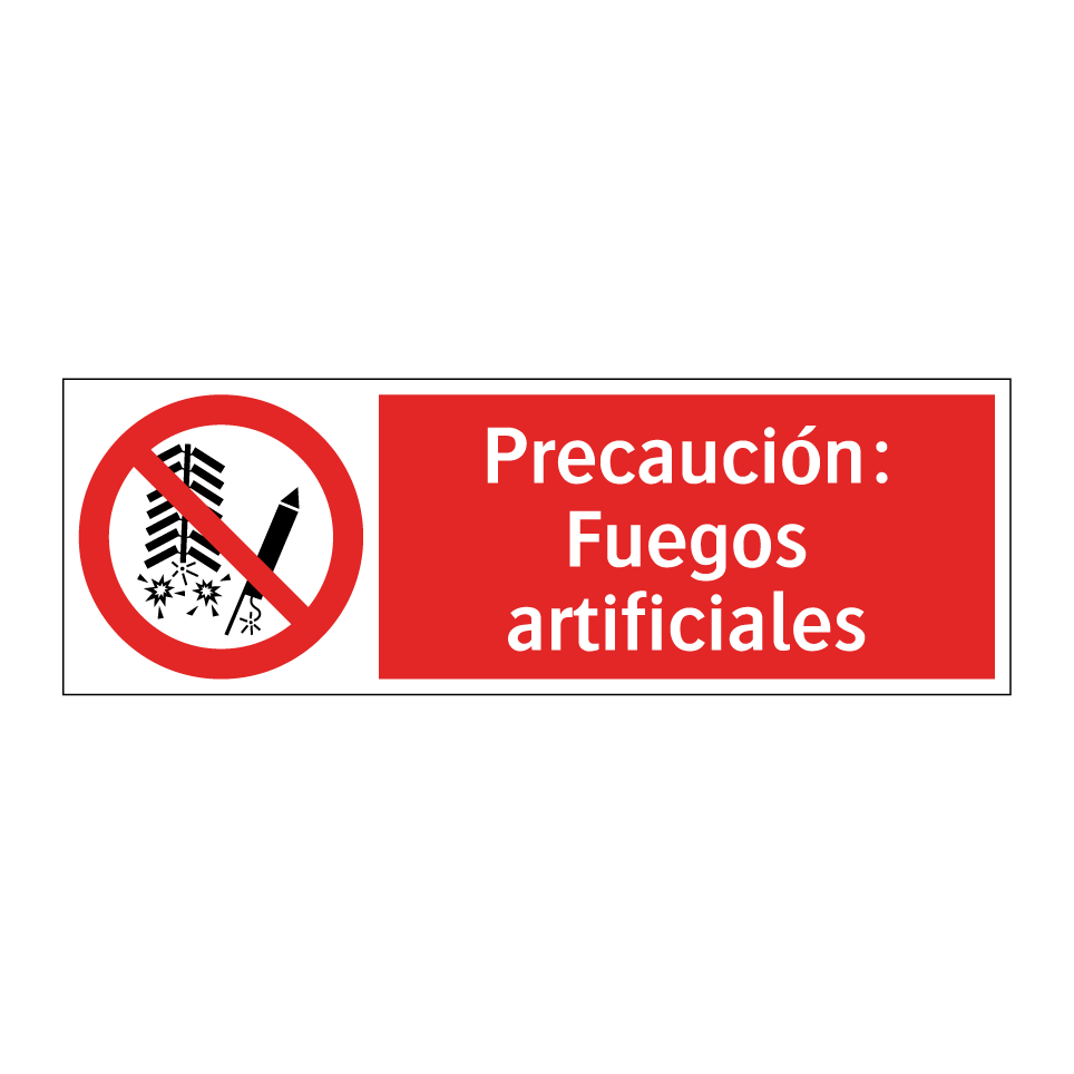 Precaución: Fuegos artificiales