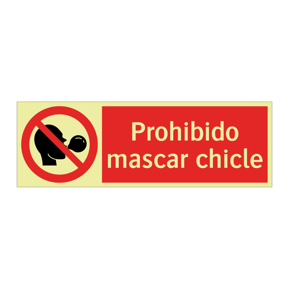 Prohibido mascar chicle