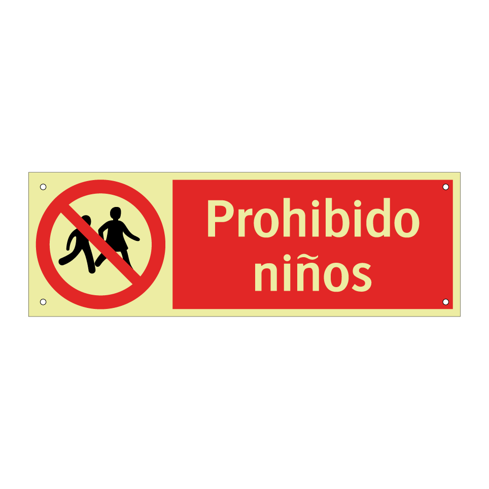 Prohibido niños