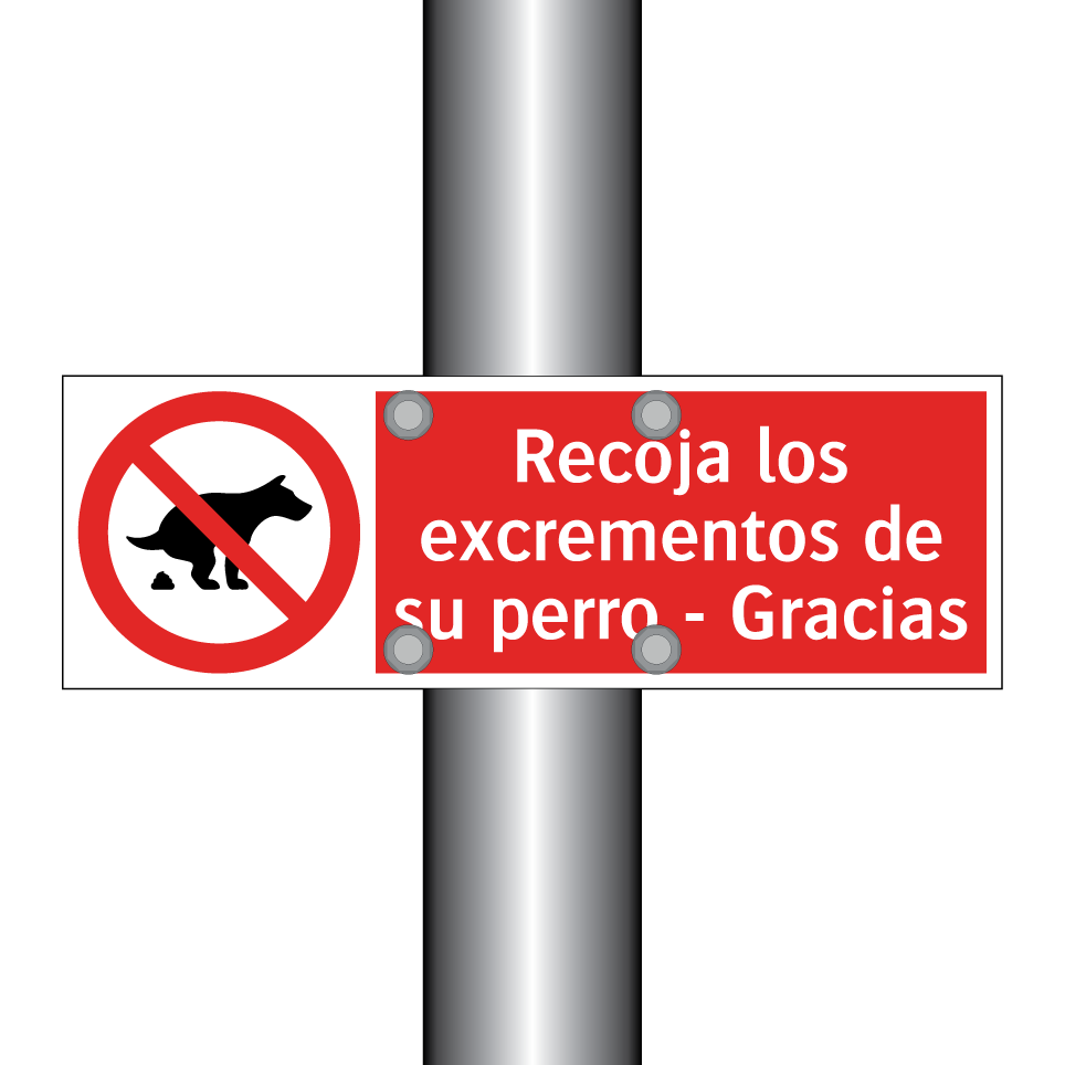 Recoja los excrementos de su perro - Gracias