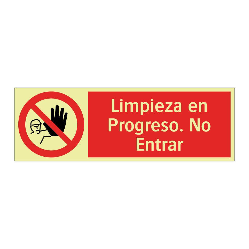 Limpieza en Progreso. No Entrar