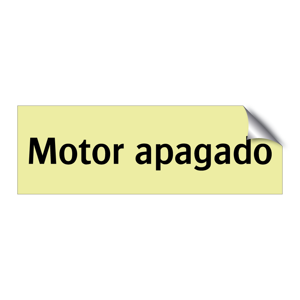 Motor apagado