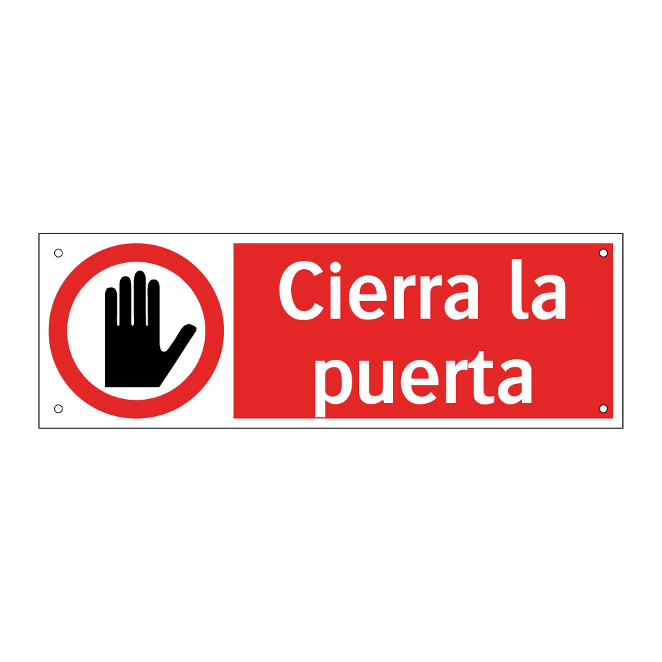 Cierra la puerta