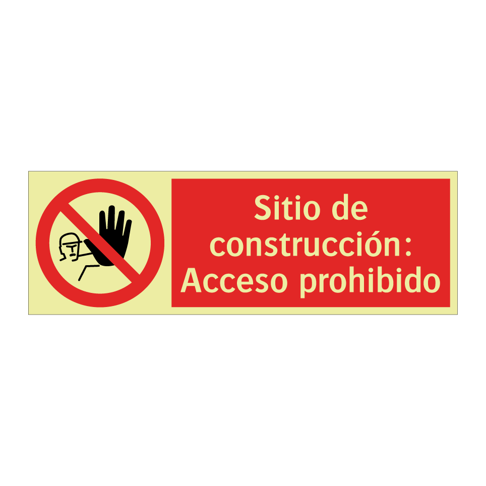 Sitio de construcción: Acceso prohibido