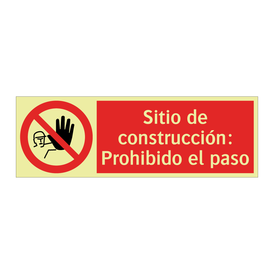Sitio de construcción: Prohibido el paso